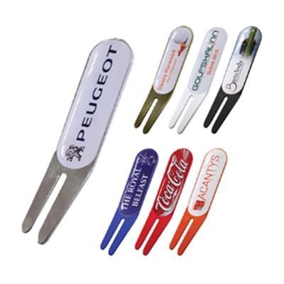 Branded Promotional CLASSIC BENT GOLF PITCH GOLF FORK Golf Pitch Fork From Concept Incentives.