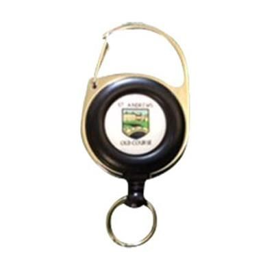 Branded Promotional RICHMOND REEL Golf Ball Cleaner From Concept Incentives.