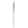 Branded Promotional GUESTPEN SLIM TWIST ACTION PLASTIC BALL PEN in Solid White Pen From Concept Incentives.