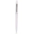 Branded Promotional GUESTPEN SLIM TWIST ACTION PLASTIC BALL PEN in Solid White Pen From Concept Incentives.