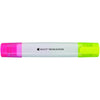 Branded Promotional DUETT HIGHLIGHTER Highlighter Pen From Concept Incentives.