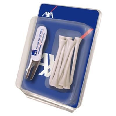 Branded Promotional CLASSIC GOLF TEE BLISTER PACK Golf Gift Set From Concept Incentives.