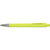 Branded Promotional SKATER NEON FLUORESCENT RETRACTABLE PLASTIC BALL PEN in Yellow Pen From Concept Incentives.