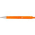 Branded Promotional SKATER NEON FLUORESCENT RETRACTABLE PLASTIC BALL PEN in Orange Pen From Concept Incentives.