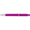 Branded Promotional SKATER NEON FLUORESCENT RETRACTABLE PLASTIC BALL PEN in Purple Pen From Concept Incentives.