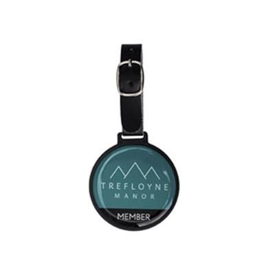 Branded Promotional SPIRIT ROUND BAG TAG Golf Bag Tag From Concept Incentives.