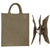Branded Promotional JUTE SIX BOTTLE BAG with Short Cotton Corded Handles in Natural Bottle Carrier Bag From Concept Incentives.