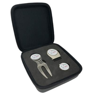 Branded Promotional EXECUTIVE GIFT PACK CASE 2 Golf Gift Set From Concept Incentives.