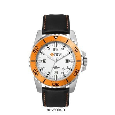 Branded Promotional SPORTS WATCH with Orange Bezel Watch From Concept Incentives.