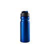 Branded Promotional ALUMINIUM METAL WATER BOTTLE in Blue Sports Drink Bottle From Concept Incentives.