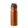 Branded Promotional ALUMINIUM METAL WATER BOTTLE in Orange Sports Drink Bottle From Concept Incentives.