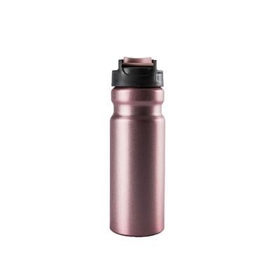 Branded Promotional ALUMINIUM METAL WATER BOTTLE in Light Pink Sports Drink Bottle From Concept Incentives.