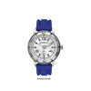 Branded Promotional SPORTS WATCH with Silicon Strap in Blue Watch From Concept Incentives.