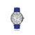 Branded Promotional SPORTS WATCH with Silicon Strap in Blue Watch From Concept Incentives.