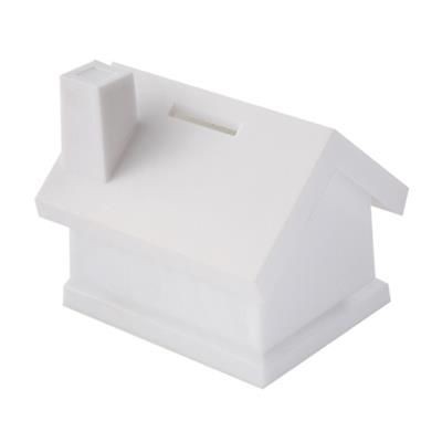 Branded Promotional HOUSE SHAPE MONEY BOX Money Box From Concept Incentives.