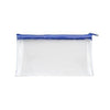 Branded Promotional LEXICON PENCIL CASE in Clear-blue Pencil Case From Concept Incentives.