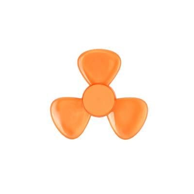 Branded Promotional PETAL SPINNER in Orange Fidget Spinner From Concept Incentives.