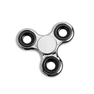 Branded Promotional MIRROR SPINNER in Silver Fidget Spinner From Concept Incentives.