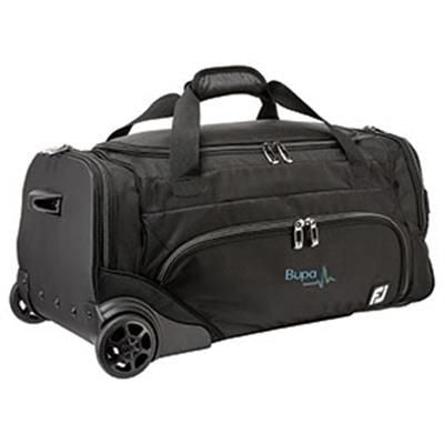 Branded Promotional THE FOOTJOY WHEELED DUFFLE BAG Bag From Concept Incentives.