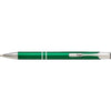 Branded Promotional ALUMINIUM METAL BALL PEN in Green Pen From Concept Incentives.