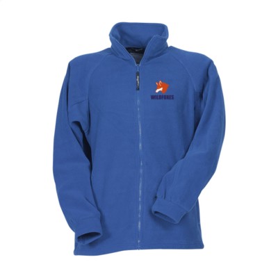 Branded Promotional REGATTA THOR III FLEECE JACKET MENS in middleBlue Jacket From Concept Incentives.