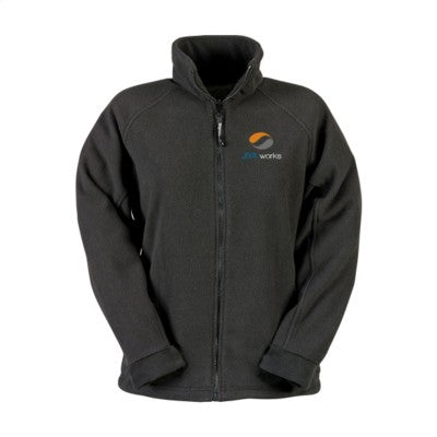 Branded Promotional REGATTA THOR III FLEECE JACKET MENS in Black Jacket From Concept Incentives.