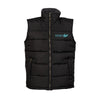 Branded Promotional REGATTA FJORD BODYWARMER MENS in Black Bodywarmer From Concept Incentives.