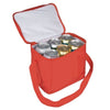 Branded Promotional MESA COOL BAG in Red Cool Bag From Concept Incentives.