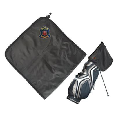 Branded Promotional STORM RAIN HOOD GOLF TOWEL Golf Towel From Concept Incentives.