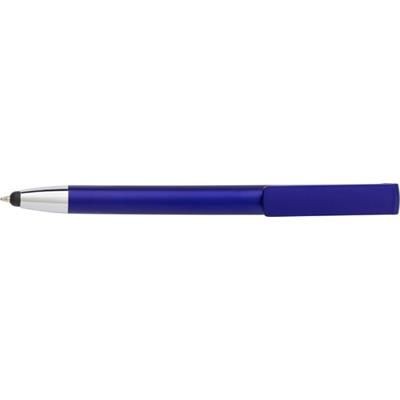 Branded Promotional PLASTIC BALL PEN in Blue Pen From Concept Incentives.