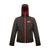 Branded Promotional REGATTA STANDOUT ARLEY II HOODED HOODY SOFTSHELL JACKET MENS in Black & Red Jacket From Concept Incentives.