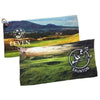 Branded Promotional PRINTED MICROFIBRE GOLF TOWEL Golf Towel From Concept Incentives.