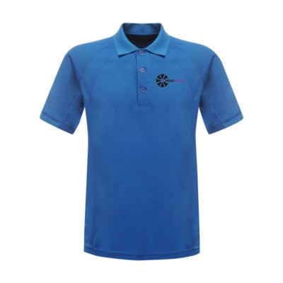 Branded Promotional REGATTA STANDOUT COOLWEAVE WICKING POLOSHIRT in Light Blue Polo Shirt From Concept Incentives.