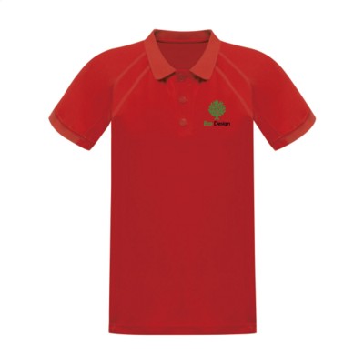Branded Promotional REGATTA STANDOUT COOLWEAVE WICKING POLOSHIRT in Red Polo Shirt From Concept Incentives.