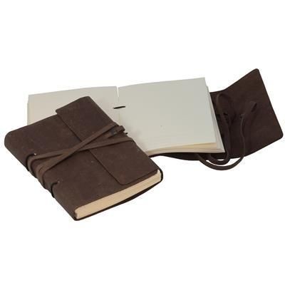 Branded Promotional DIESEL LEATHER A5 TRAVEL JOURNAL OR NOTE BOOK Journal Note Book From Concept Incentives.