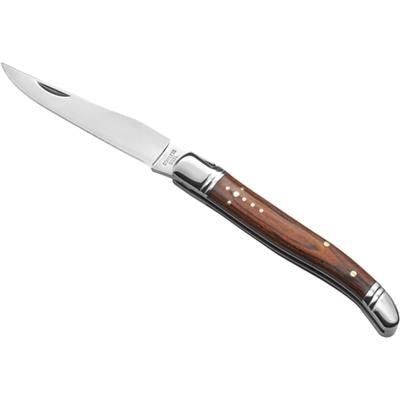 Branded Promotional STEEL & WOOD POCKET KNIFE Knife From Concept Incentives.