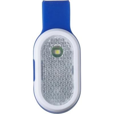Branded Promotional SAFETY LIGHT in Cobalt Blue Lamp From Concept Incentives.