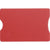 Branded Promotional PLASTIC CARD HOLDER in Red Credit Card Holder From Concept Incentives.