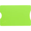 Branded Promotional PLASTIC CARD HOLDER in Light Green Credit Card Holder From Concept Incentives.