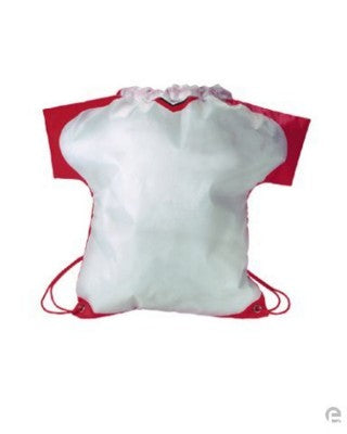 Branded Promotional JERSEY SPORTY BAG in White & Red Bag From Concept Incentives.