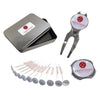 Branded Promotional CRADOC GOLF GIFT TIN 6 Golf Gift Set From Concept Incentives.