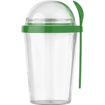 Branded Promotional BREAKFAST MUG in Pale Green Mug From Concept Incentives.