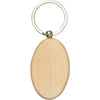 Branded Promotional OVAL WOOD KEY HOLDER KEYRING Keyring From Concept Incentives.