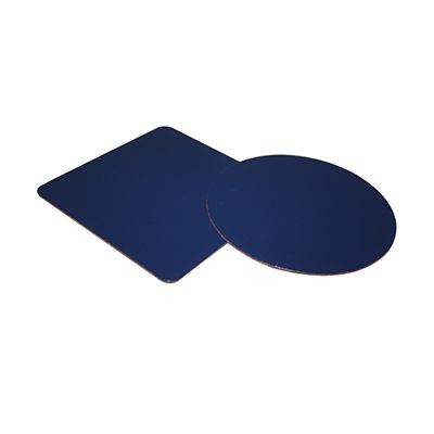 Branded Promotional SIMPLE SQUARE COASTER in Black Bonded Leather Board Coaster From Concept Incentives.