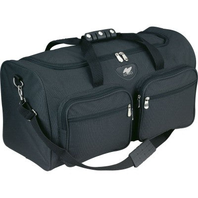 Branded Promotional MILANSPORTS & TRAVELBAG in Black Bag From Concept Incentives.