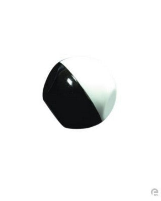 Branded Promotional PLASTIC BALL in White & Black Cricket Ball From Concept Incentives.