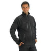 Branded Promotional HELLY HANSEN BARCELONA SOFT SHELL JACKET in Black Jacket From Concept Incentives.