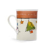 Branded Promotional 300 ML CERAMIC POTTERY CHRISTMAS MUG Mug From Concept Incentives.