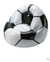 Branded Promotional INFLATABLE FOOTBALL CHAIR SEAT in White & Black Chair From Concept Incentives.