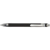 Branded Promotional PLASTIC RETRACTABLE BALL PEN in Black Pen From Concept Incentives.